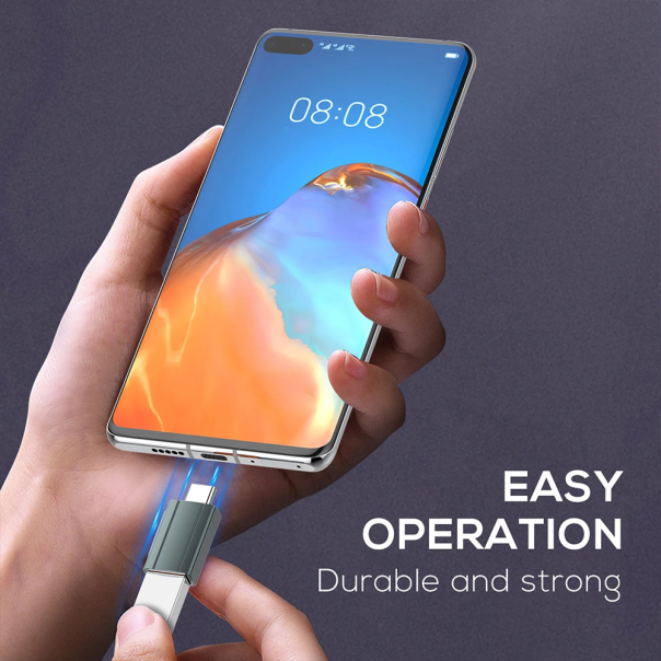 Adapter LDNIO LC140 USB na Type C sivi - 99409