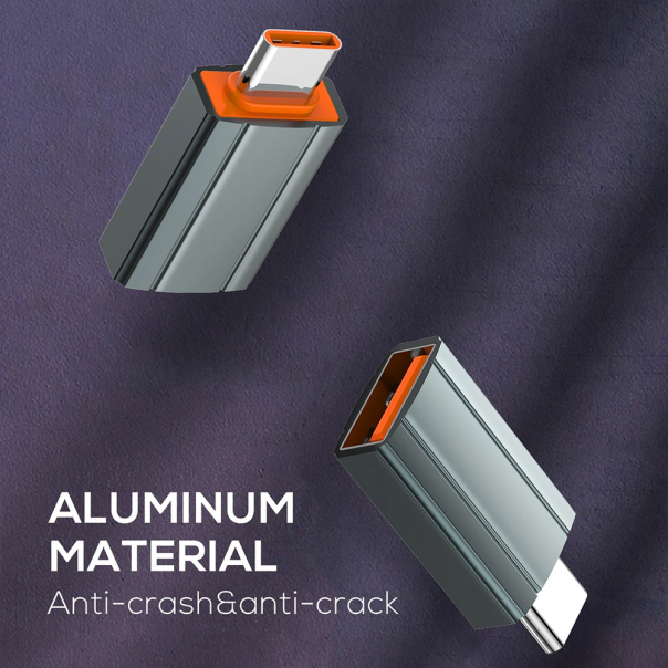 Adapter LDNIO LC140 USB na Type C sivi - 99409