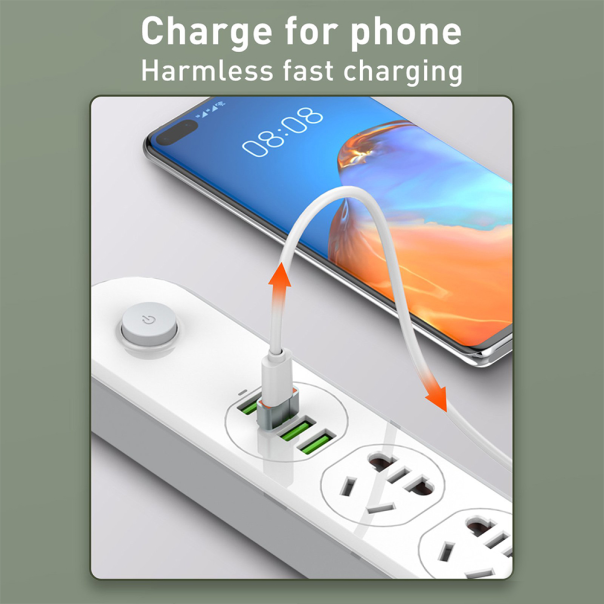 Adapter LDNIO LC150 Type C na USB sivi - 99408-1