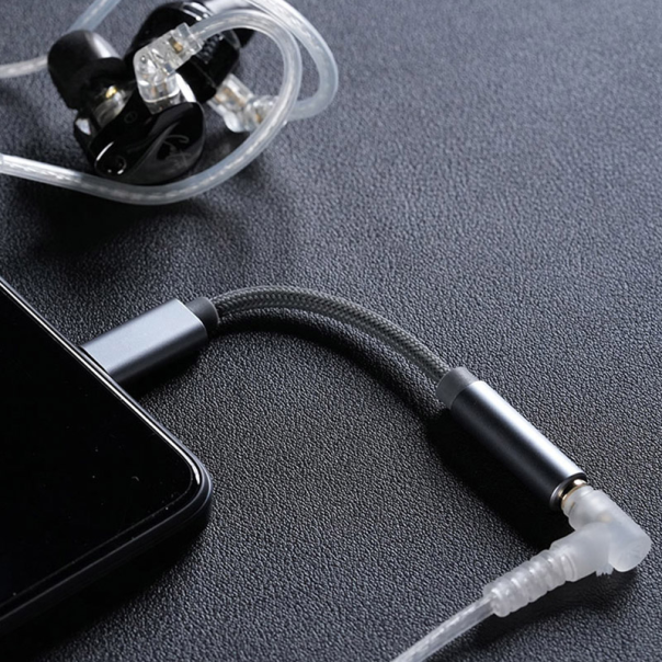 Adapter LDNIO LSY80c za slušalice Type-C na 3,5 mm sivi - 617554