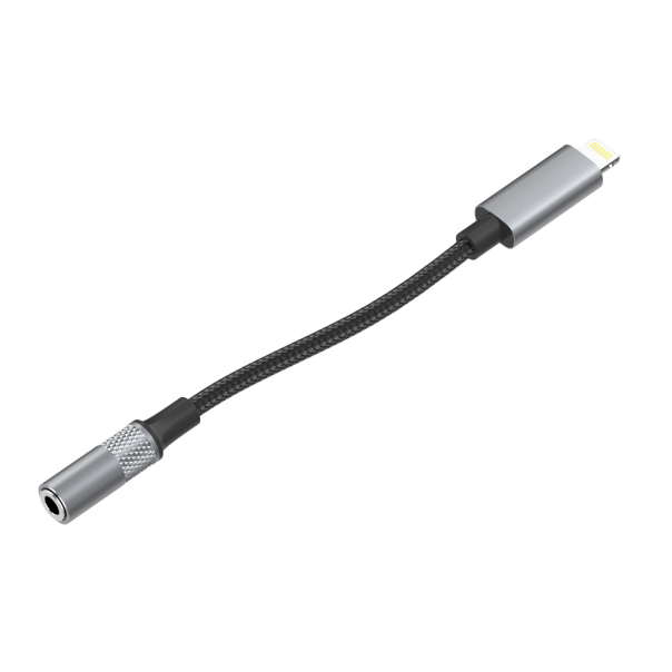Adapter LDNIO LSY80i za slusalice iPhone Lightning na 3.5mm crni - 218325