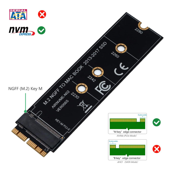 Adapter M.2 NVMe za MacBook Air i Pro - 205263