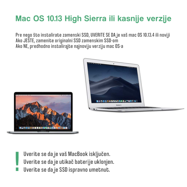 Adapter M.2 NVMe za MacBook Air i Pro - 205263-1