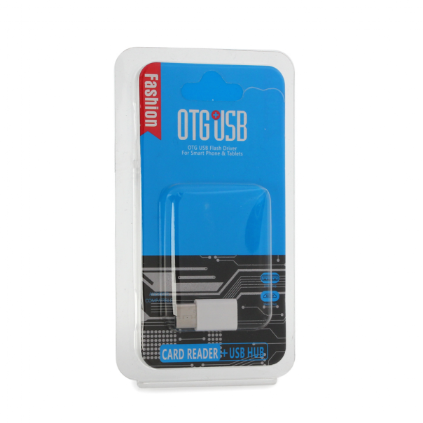 Adapter OTG micro USB na Type C beli - 95402-1
