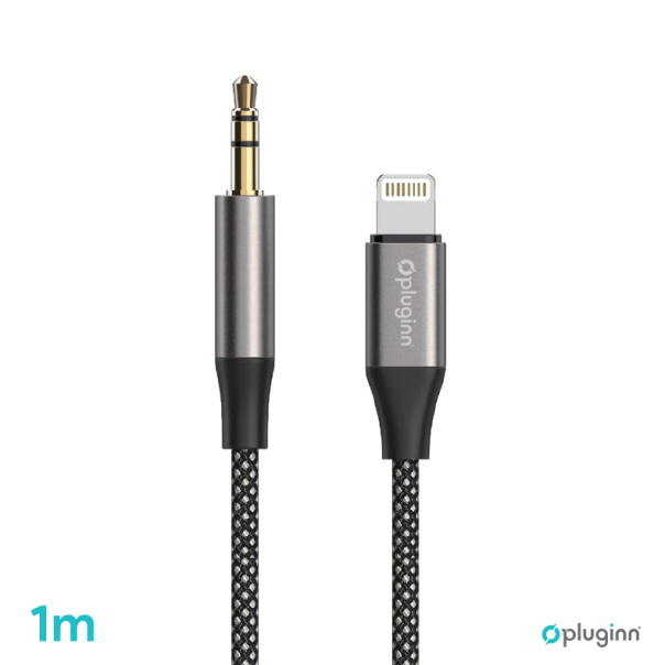 Adapter Pluginn 3.5mm na Lightning 1m crni - 221110