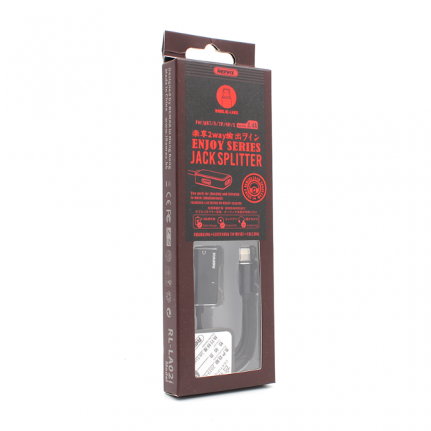 Adapter REMAX za punjenje iPhone RL-LA02i crni - 71872