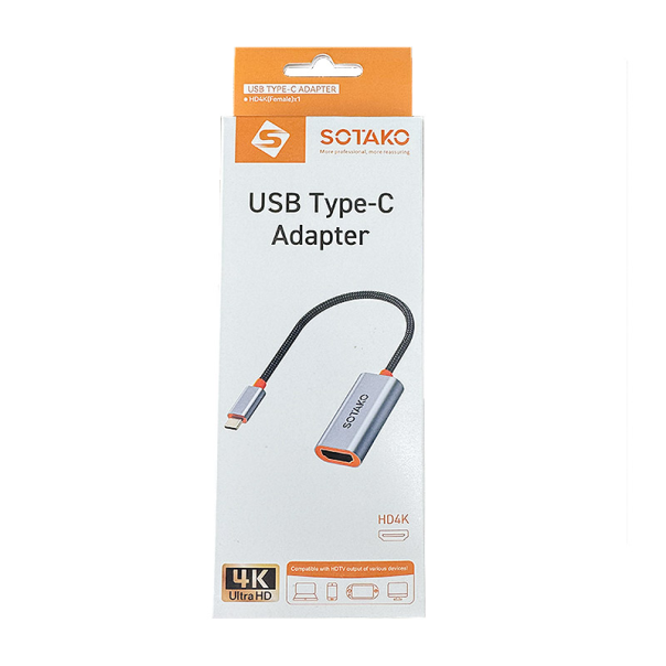 Adapter Sotako Type-C na HDMI 0.2m crni - 617367