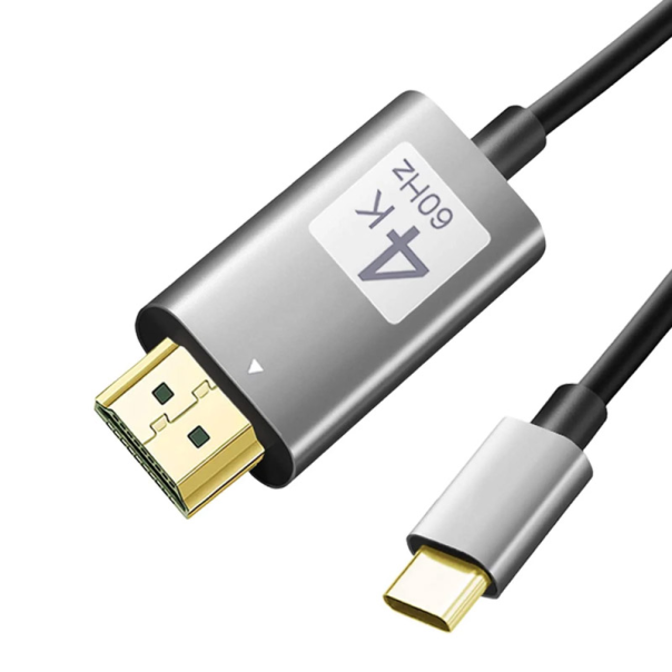 Adapter Sotako Type-C na HDMI 4K 60 HZ 1.8 sivi - 617375