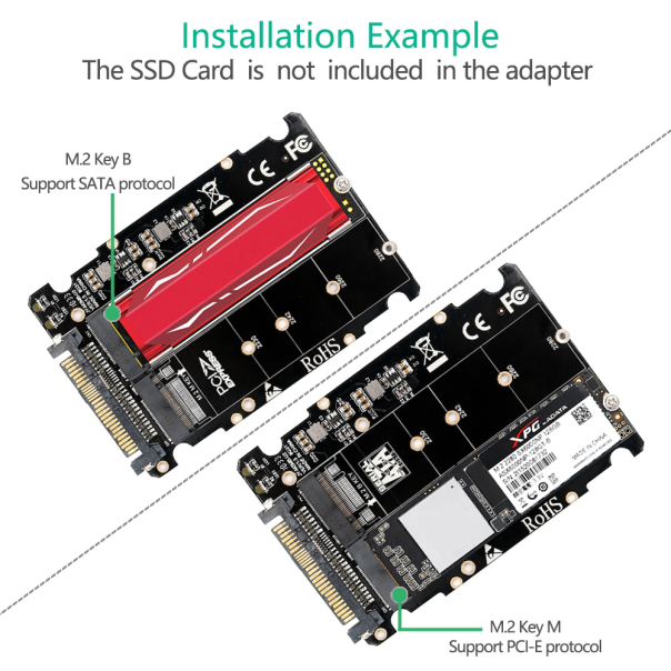 Adapter SSD NVMe na U.2 - 99362
