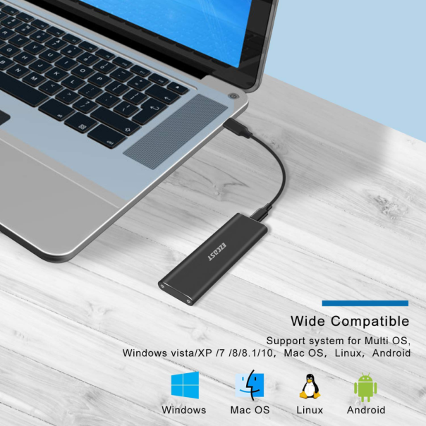 Adapter SSD NVMe na Type C USB 3.1 GEN2 na PCI-E GEN3 x2 - 207961-1
