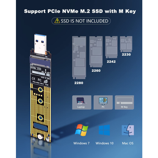 Adapter SSD NVMe na USB 3.0 - 99363-1