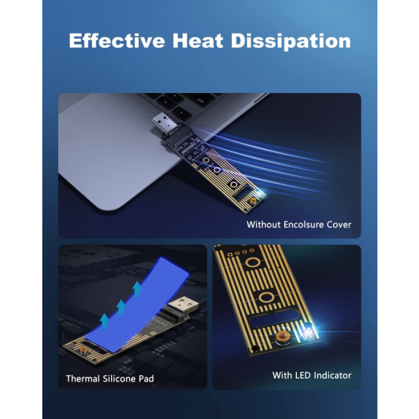 Adapter SSD NVMe na USB 3.0 - 99363