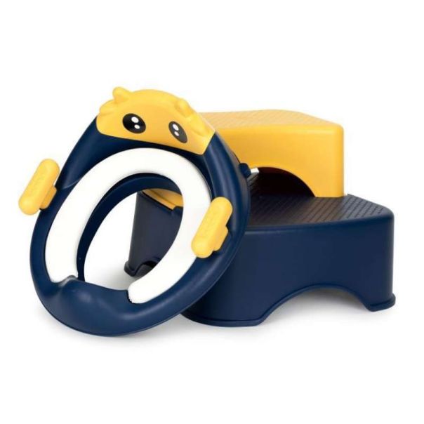 ECO TOYS Set adaper  i steper za decu, plava/žuta - HA-P17_18