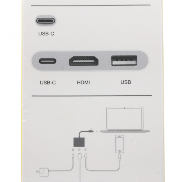 Adapter Type C na Digital AV multiport 3u1 - 83654
