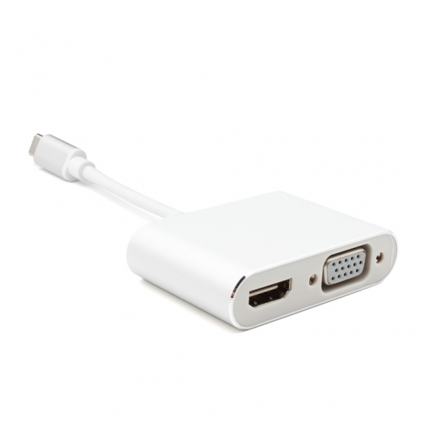 Adapter TYPE C na HDMI + VGA JWD-T6 - 74344