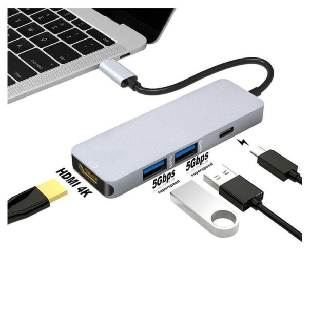 Adapter Type C na HDMI 2xUSB 3.0 type C 4u1 - 88938-1