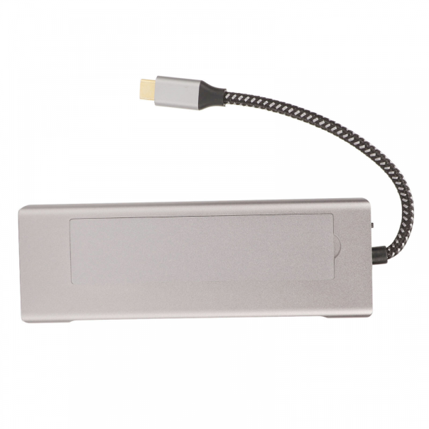 Adapter Type C na HDMI, Type C, PD, USB 3.0, USB 2.0, SD card, TF i M.2 NVMe 8 u 1 20cm kabl - 213525