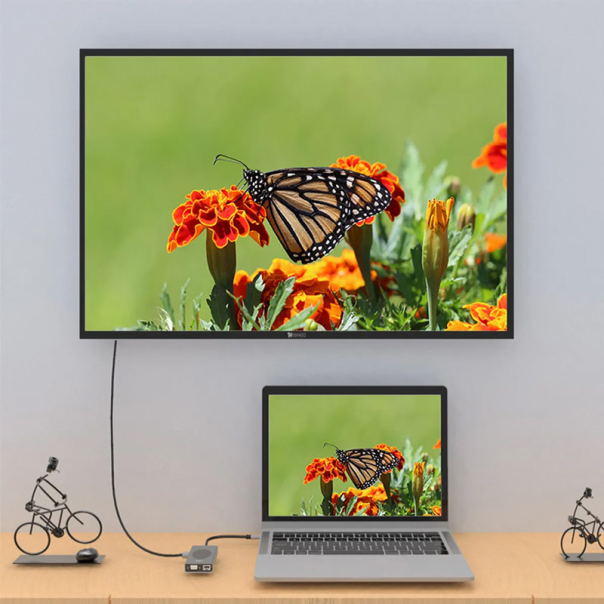 Adapter TypeC-LAN Gb Wireless PC SD card TF TypeC 3xUSB 3.0 2xUSB 2.0 Audio 2xHDMI i VGA 14 u 1 20cm - 207959-1