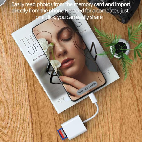 Adapter Type-C na SD/TF card čitač - 622077