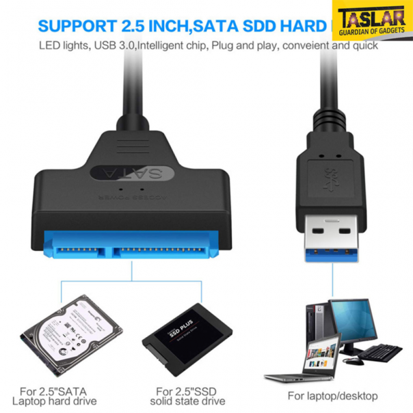 Adapter USB 3.0 na SATA JWD-57 - 88950