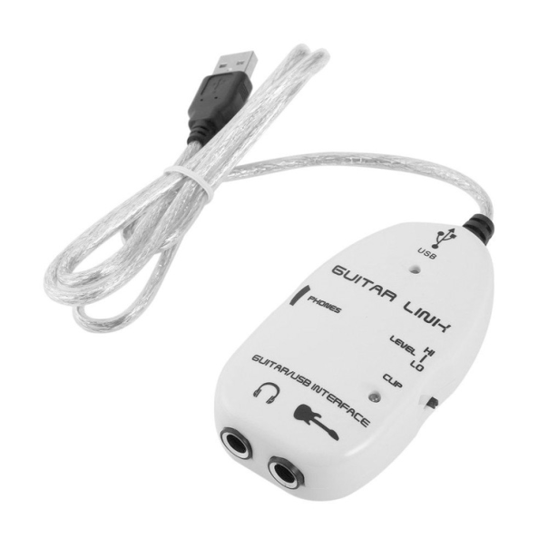 Adapter USB PC interfejs za gitaru Guitar link JWD-U81 beli - 99364-1