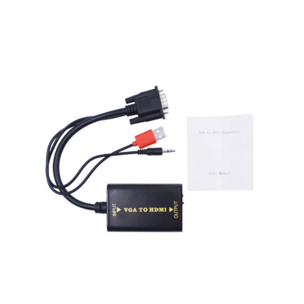 Adapter VGA + Audio na HDMI - 043435-1
