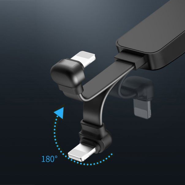 Adapter Wiwu za slusalice i punjenje iPhone lighting crni - 69443