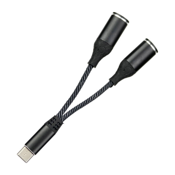 Adapter za slusalice SX-08 Type C na 2x 3.5mm crni - 205525