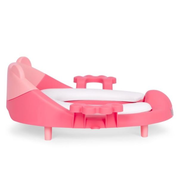 ECO TOYS Adapter za wc šolju sa rukohvatima, roze - PP104 PINK