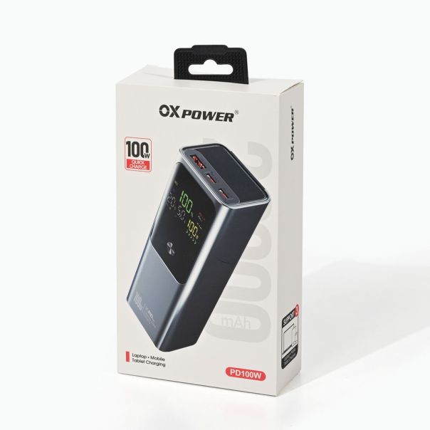Power bank prenosiva baterija Oxpower PD100W 20000mAh crna - 223629