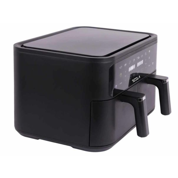 TESLA Air Fryer AF900BSD 2400W/ 4.5L+4.5L/ digital panel/ crna-inox - AF900BSD