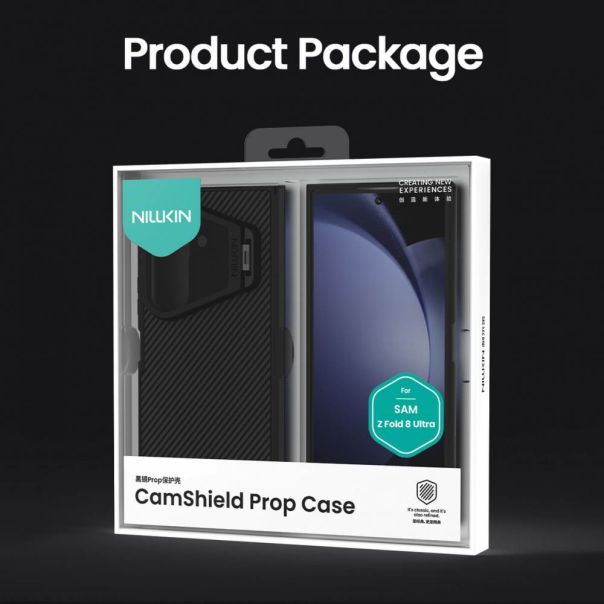 NILLKIN Maska za Samsung F976B Galaxy Z Fold 8 Ultra crna CamShield Prop Magnetic - EP3181993