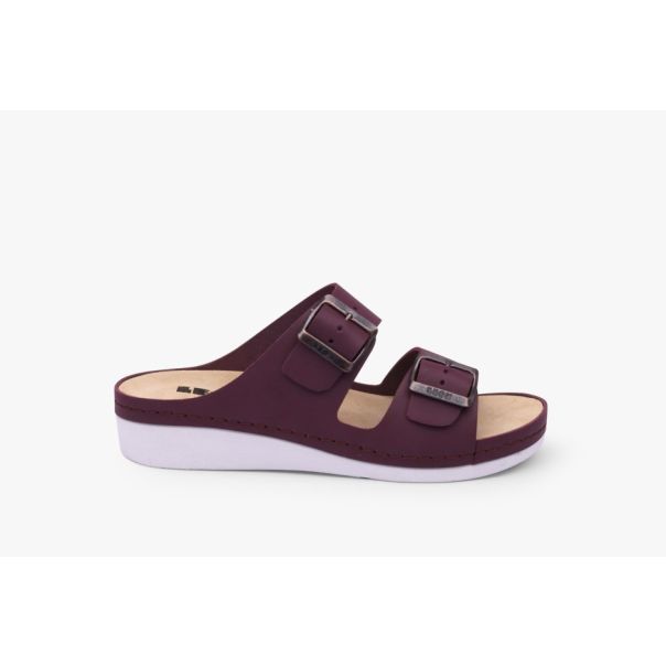 LEON Ženska papuča Africa-bordo - 5012-BO