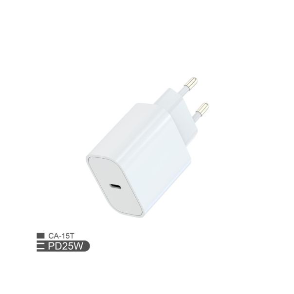 Zidni punjač FULMOVA GAN PD/25W/bela sa USB-C kablom - EP3058476