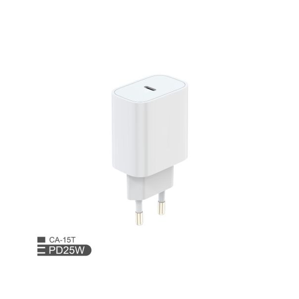 Zidni punjač FULMOVA GAN PD/25W/bela sa USB-C kablom - EP3058476
