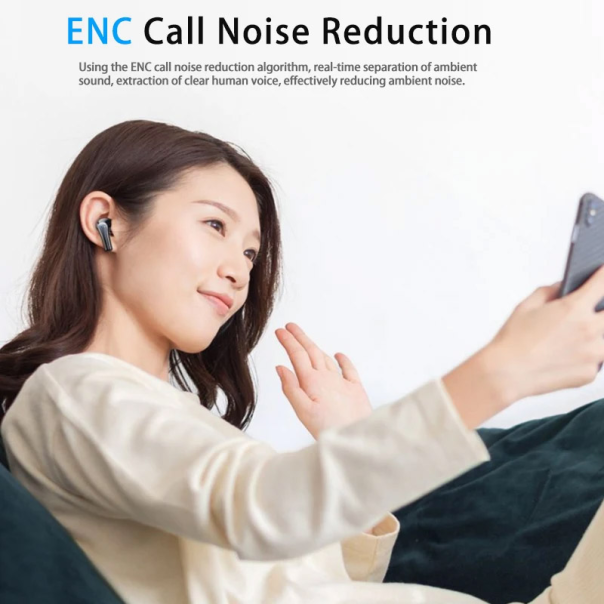Bluetooth slušalice AirPhones Awei T62 ENC crne - 607761