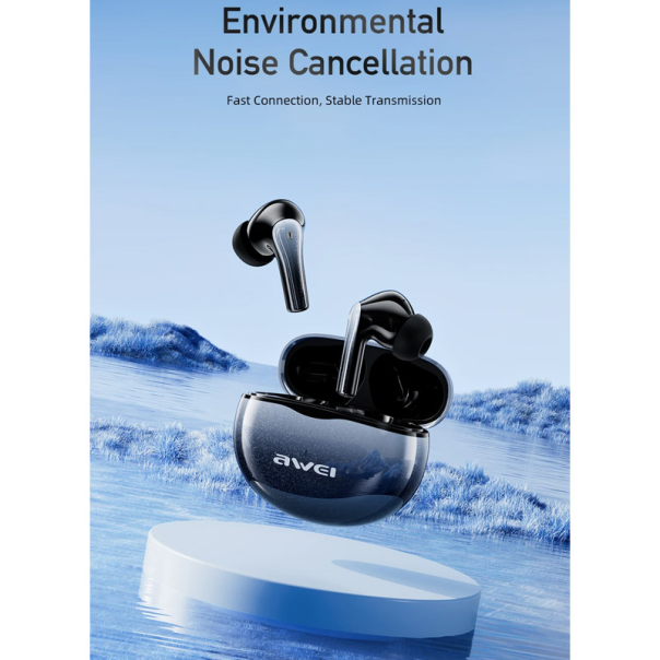 Bluetooth slušalice AirPhones Awei T62 ENC crne - 607761