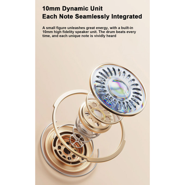 Bluetooth slušalice AirPhones Awei T85 ENC bele - 607760