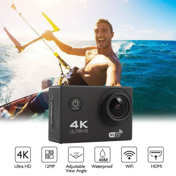 Akciona kamera GoPlus CamPro 4K Sports crna - 605922