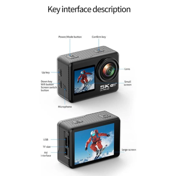 Akciona kamera 5K - 617733