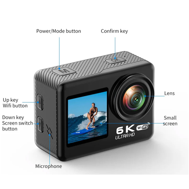 Akciona kamera 6K - 617734