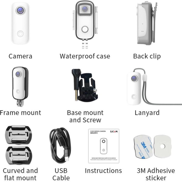 Akciona kamera SJCAM C100 Plus crna - 605920