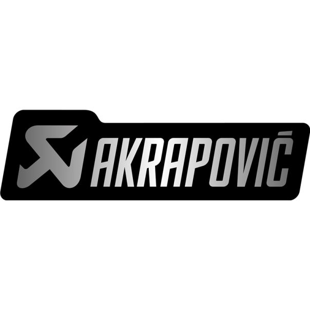 thumbnail image 2 of AKRAPOVIC P-HST4ALMONO STICKER MONO AL BLK 135mm X 40mm 2 of 12