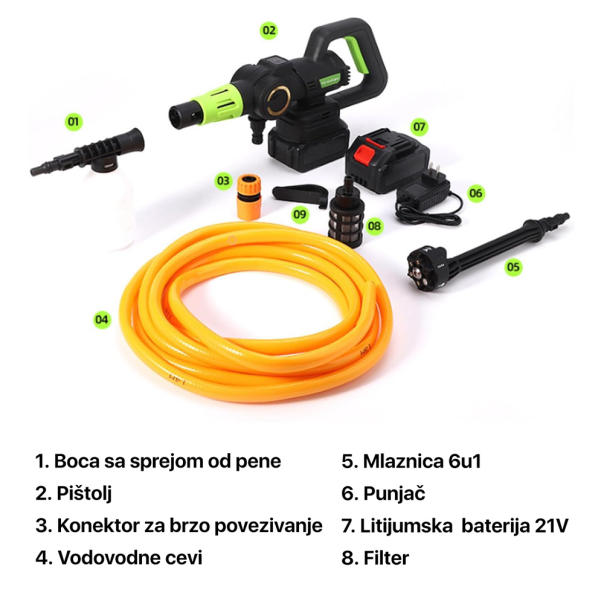 AKU Perac pod pritiskom HQ crno zeleni - 216169-1