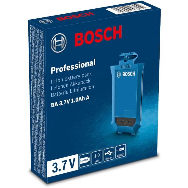 BOSCH BA 3.7V 1.0Ah A Professional Akumulator - 1608M00C43