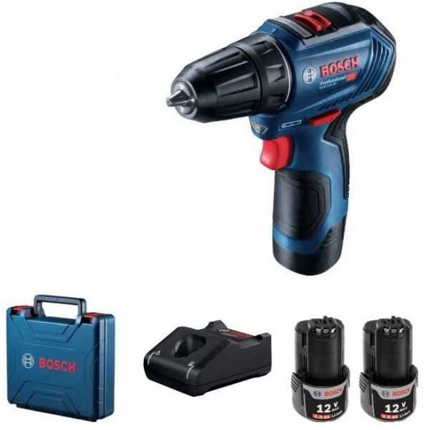 BOSCH Akumulatorska bušilica - odvrtač GSR 12V-30 , 2x2.0Ah - 06019G9000