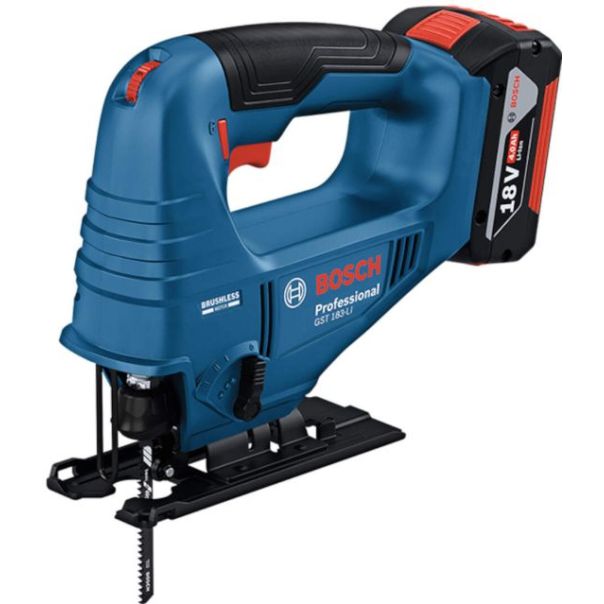 BOSCH Aku ubodna testera GST 183-Li 1x4,0 Ah u koferu 06015B7022 - 06015B7022