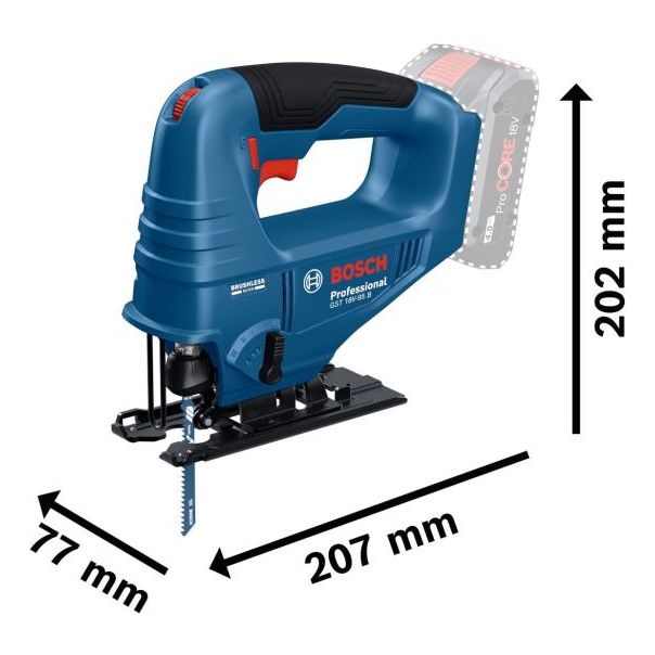 BOSCH Aku ubodna testera GST 18V-95B 1x4,0Ah + punjač 06015B7002 - 06015B7002-1