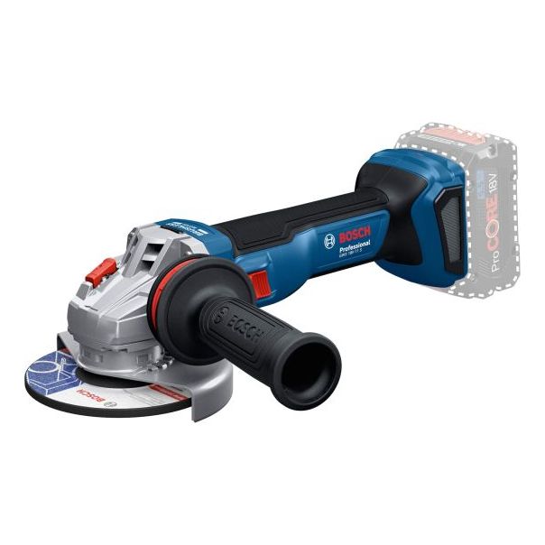 BOSCH Aku ugaona brusilica GWS 18V-11 S Solo 125 mm bez baterije i punjača u L-BOXX 136 koferu - 06019N4001