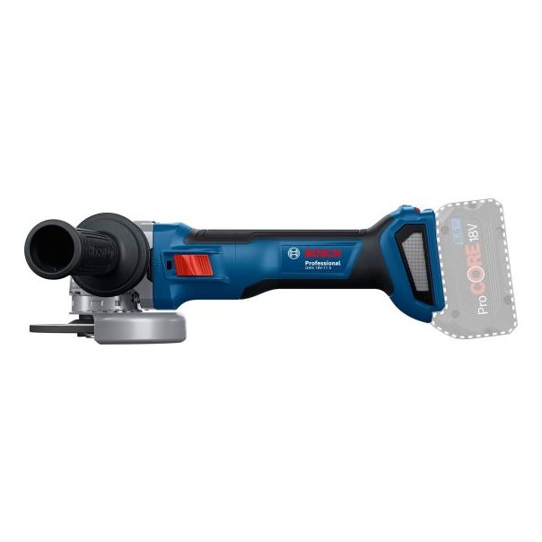 BOSCH Aku ugaona brusilica GWS 18V-11 S Solo 125 mm bez baterije i punjača u L-BOXX 136 koferu - 06019N4001